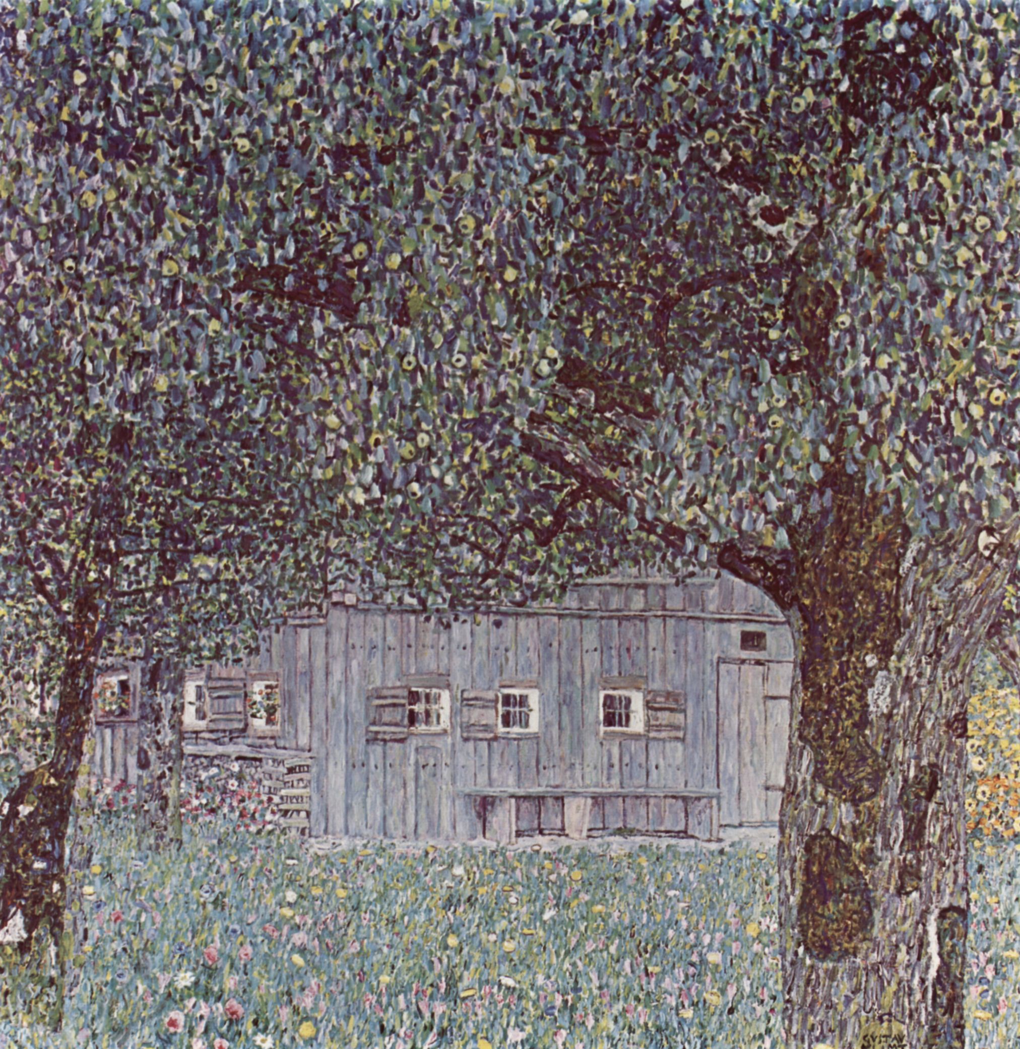 Gustav Klimt - Farmhouse in Upper Austria 1912